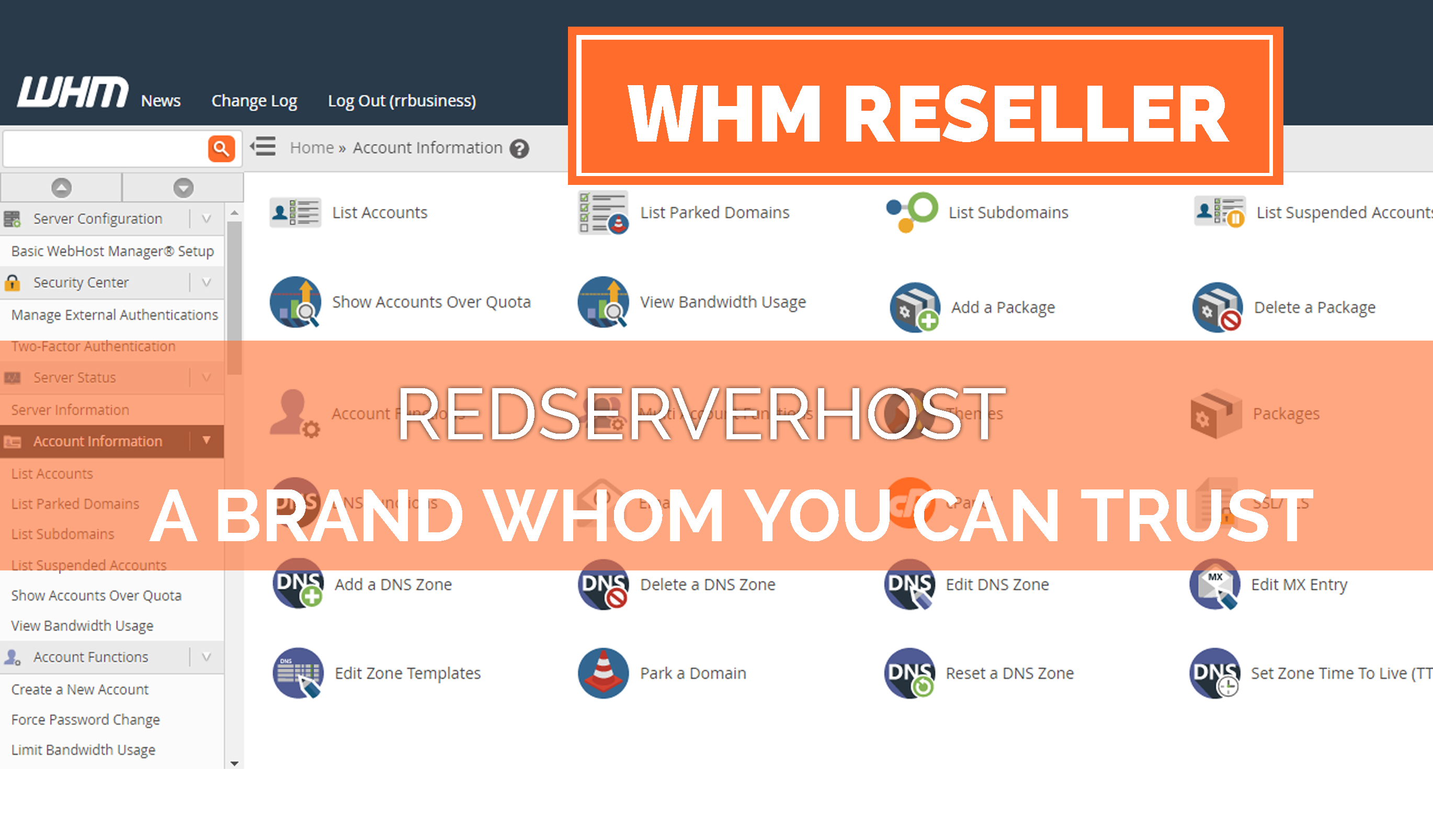 WHM Reseller Hosting